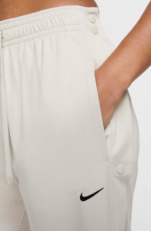 Shop Nike Dri-fit Tear Away Basketball Pants In Light Bone/light Bone/black