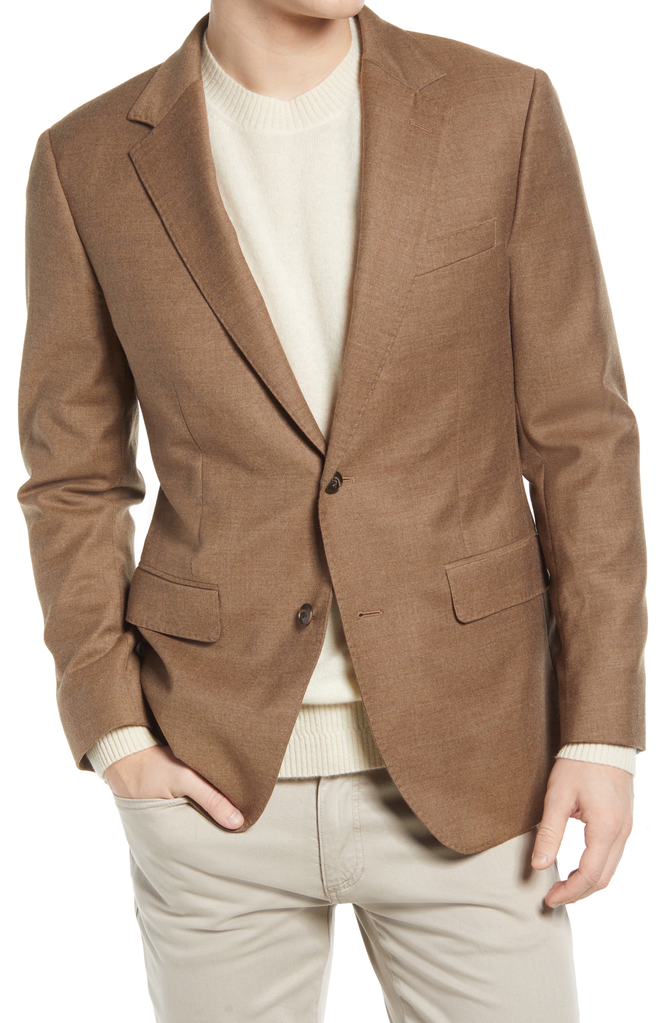 light brown sport coat