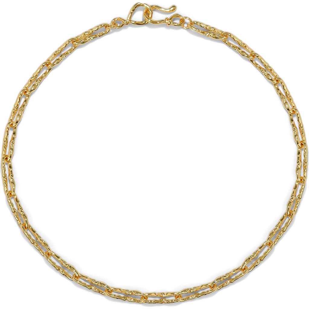 ALEXIS BITTAR ALEXIS BITTAR BRUT TWISTED LINK NECKLACE
