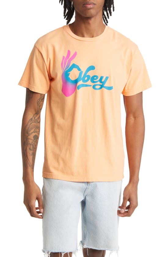 Obey Depiction Jacquard T-Shirt - Sky Blue Multi