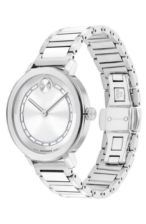Movado Bold Evolution 2.0 Bracelet Watch, 34mm In Silver