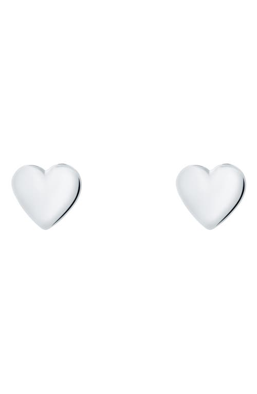 Ted Baker London Harly Heart Stud Earrings in Silver at Nordstrom