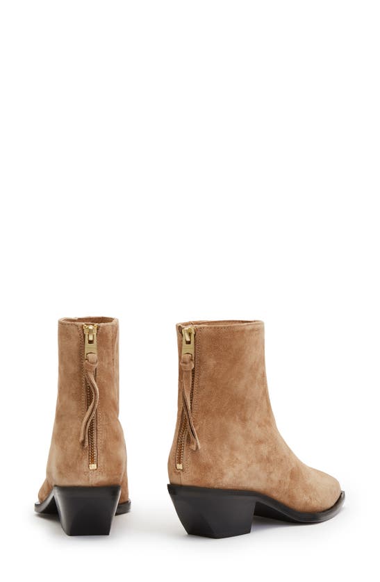 Allsaints Lenora Bootie In Dark Tan