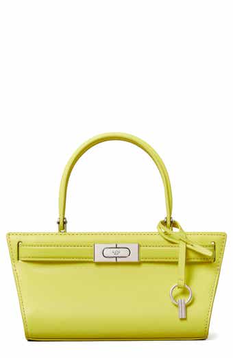 Tory Burch Petite Lee Radziwill Leather Double Bag in Glazed Pineapple