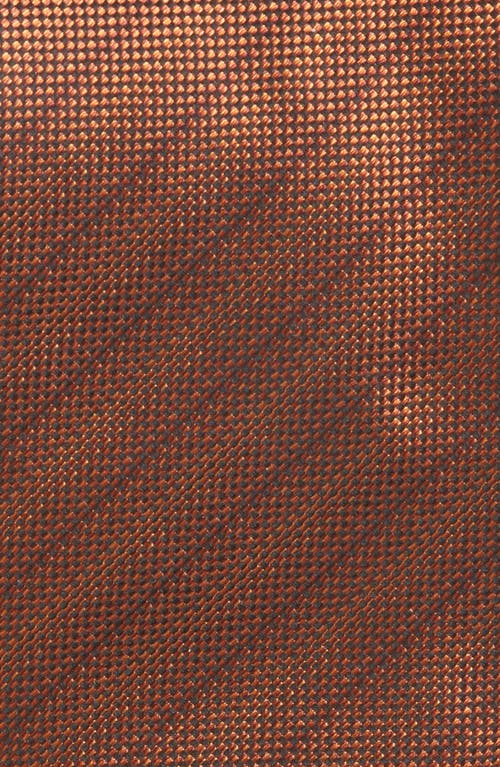 Nordstrom Tonal Stripe Silk Tie In Orange