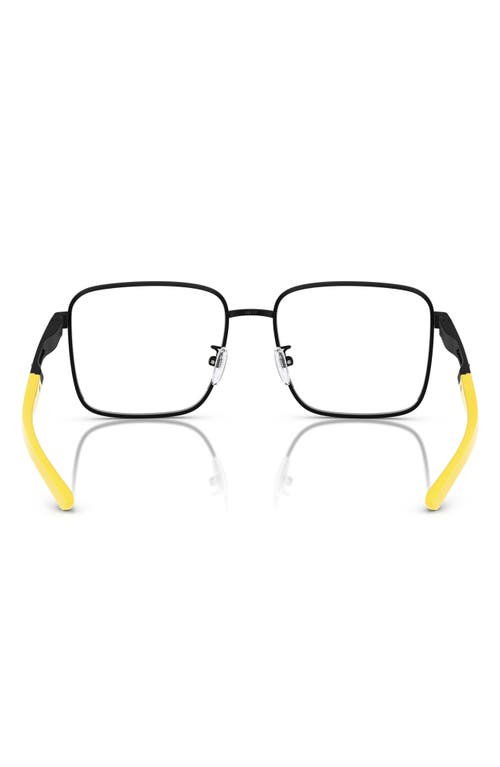 Scuderia Ferrari 54mm Square Optical Glasses In Black