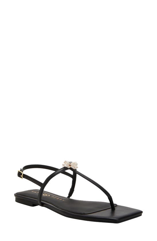 Shop Katy Perry The Camie T-strap Slingback Sandal In Black
