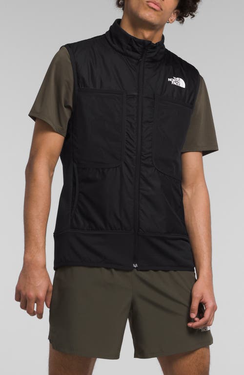 The North Face Winter Warm Pro Mixed Media Vest In Tnf Black-npf