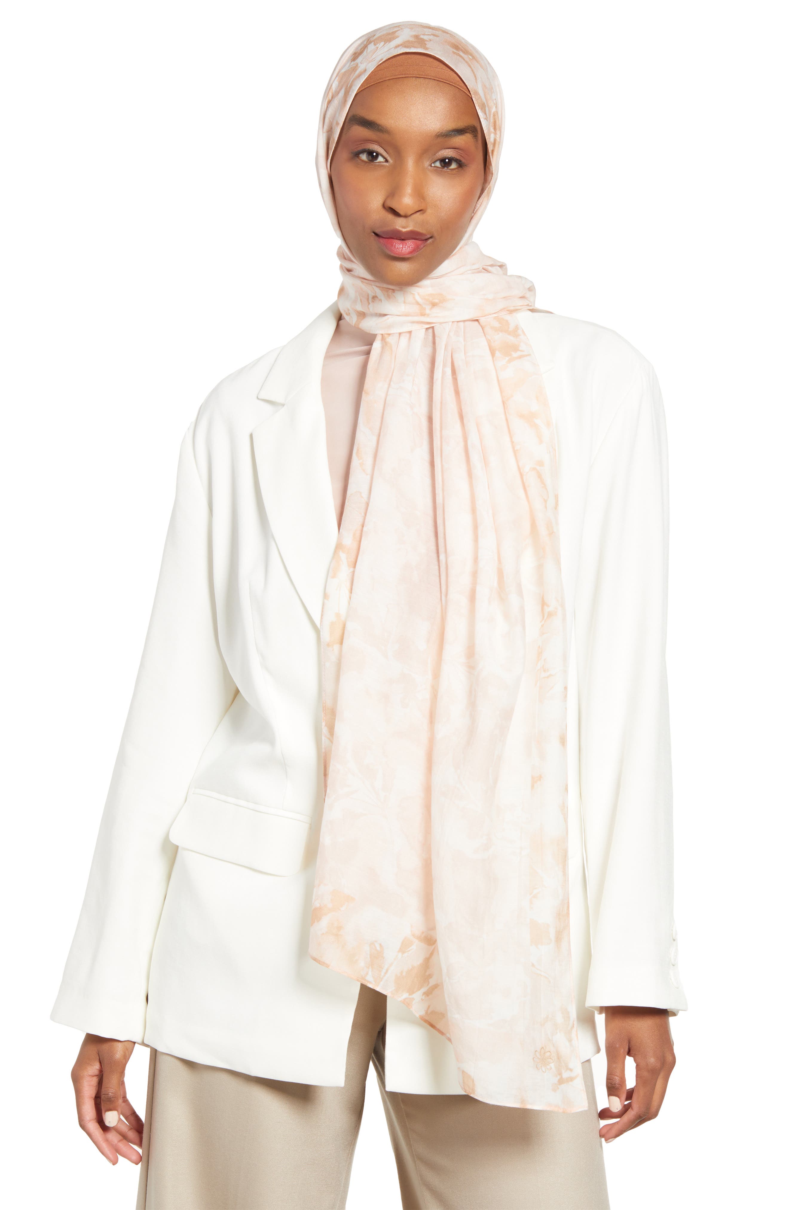 Fashion Women Lace Silk Scarfs Shawls Long Embroidery Hijab Wraps Scarves Q 
