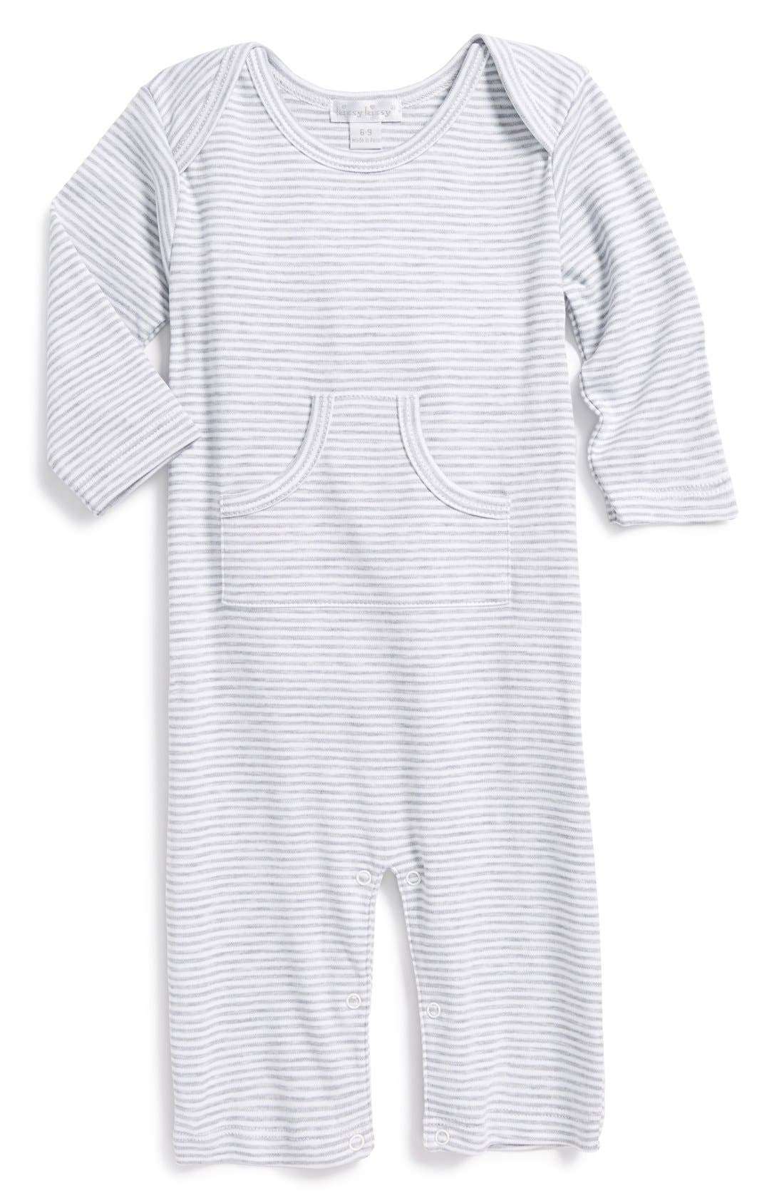 Kissy Kissy Kangaroo Pocket Romper (Infant) Nordstrom