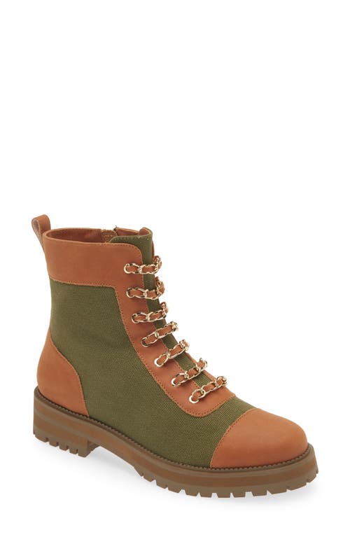 Chance Boot in Cognac Pine Canvas