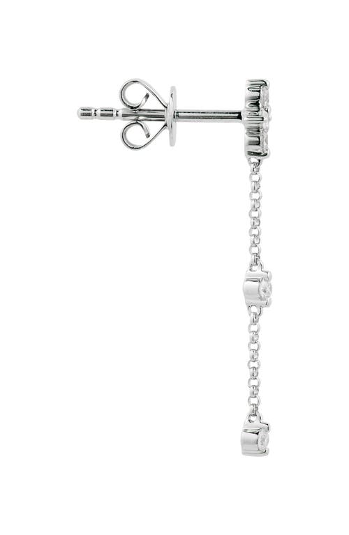 Bony Levy Getty Diamond Linear Drop Earrings In 18k White Gold