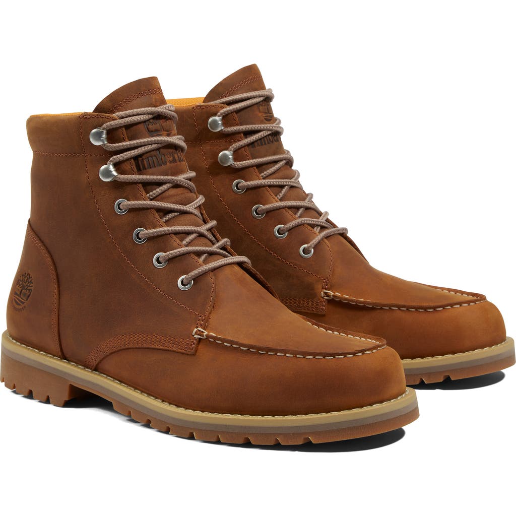Timberland Redwood Falls Waterproof Lace-up Boot In Saddle