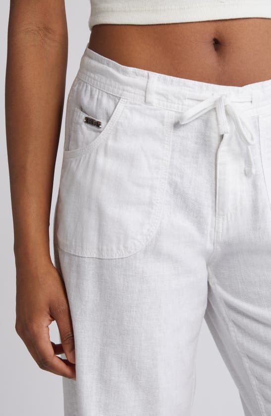 Bdg Urban Outfitters Five-pocket Linen Blend Pants In White