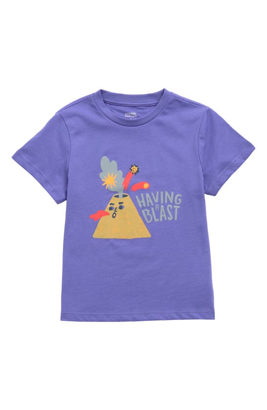 Harper Canyon Kids' Short Sleeve T-shirt In Purple Veriperi Having A Blast