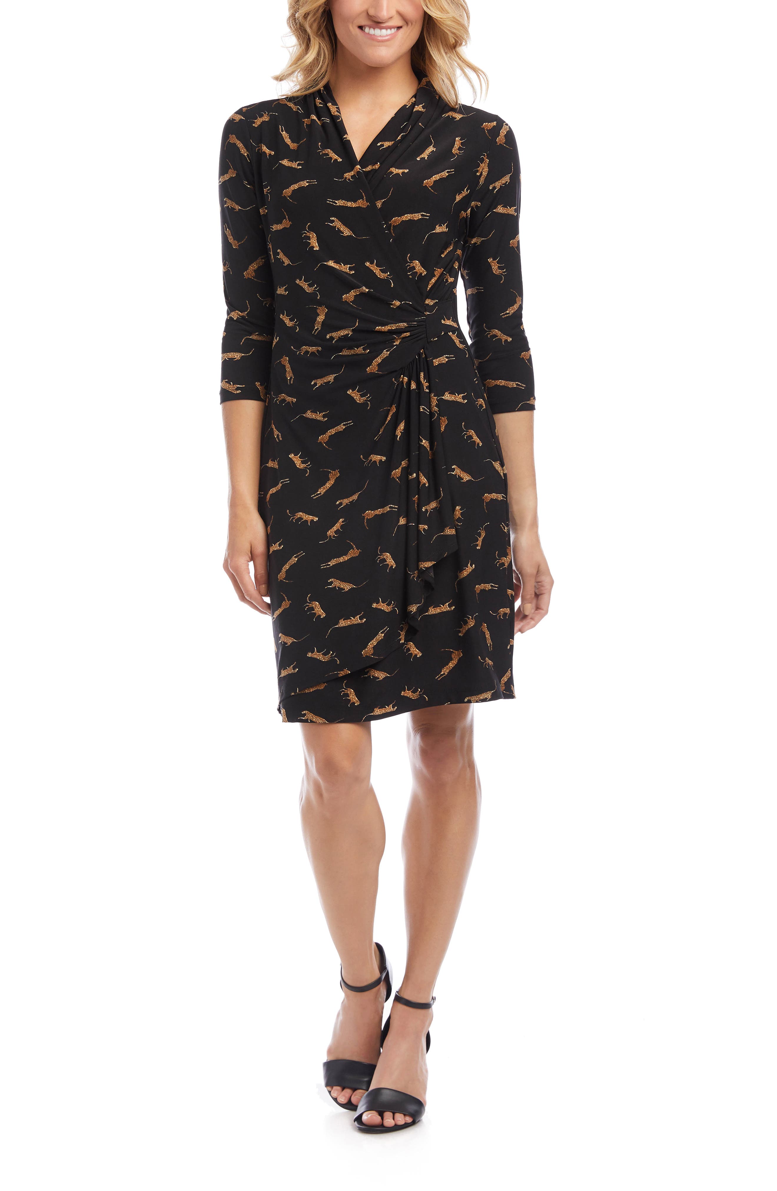 karen kane leopard print dress