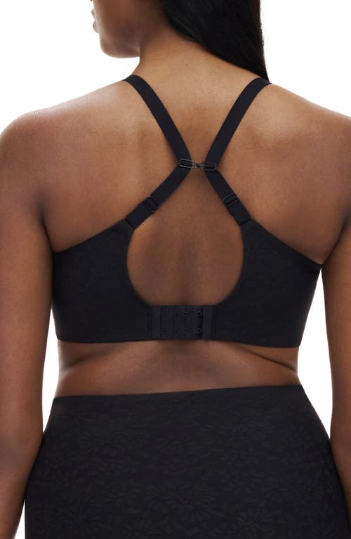 Chantelle Lingerie Comfort Chic Back Smoothing T-shirt Bra In Black