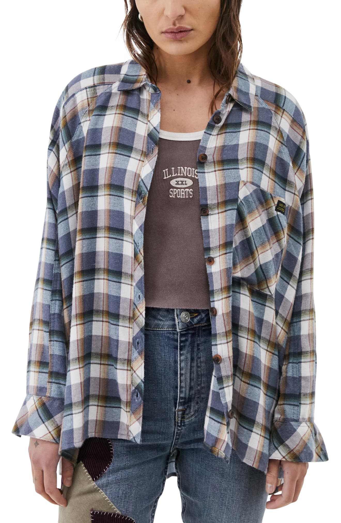 metallic suit jacket