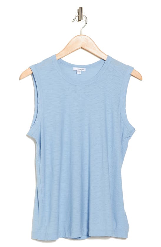 James Perse Slub Muscle Tank In Delta