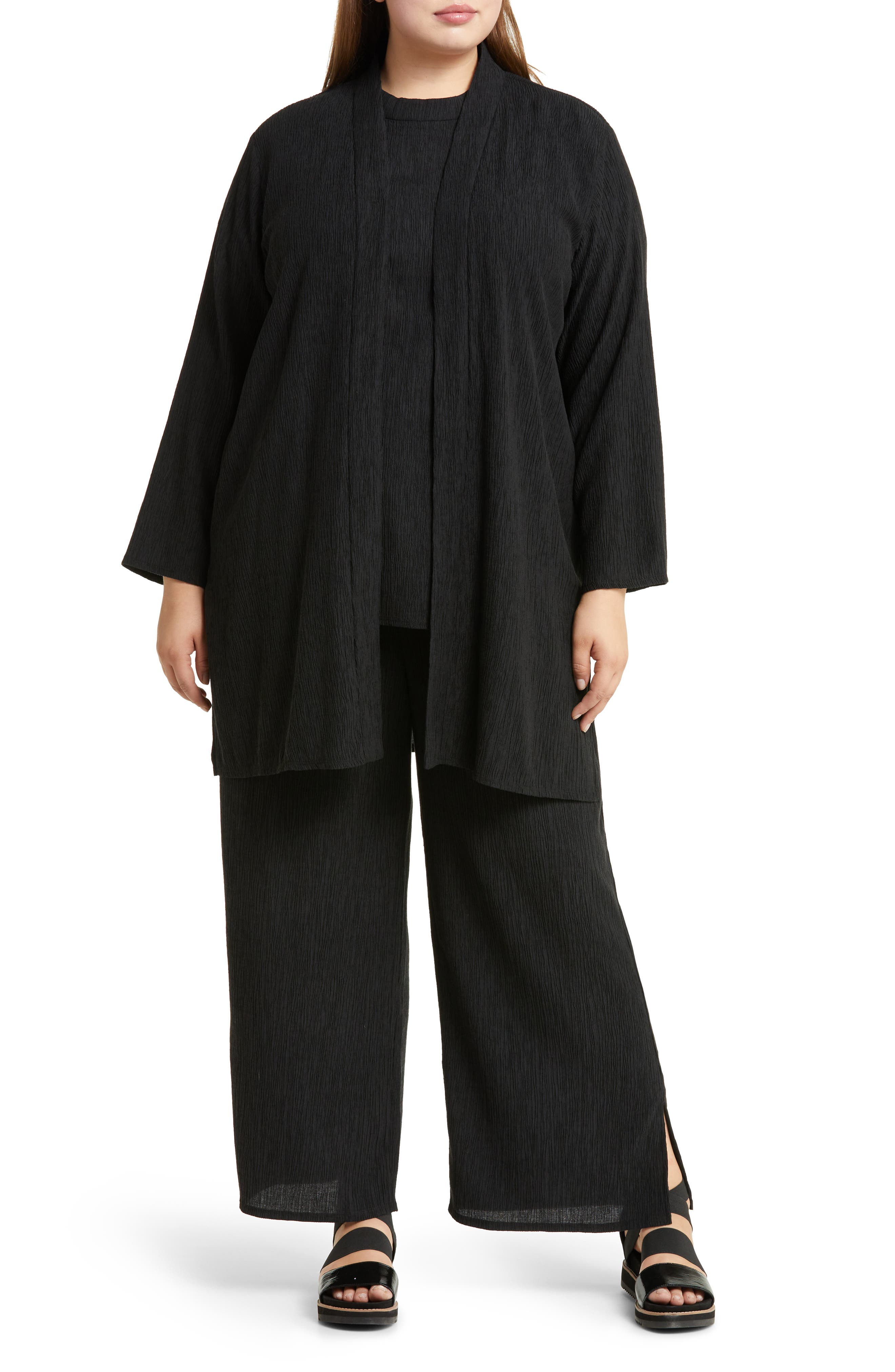 Eileen Fisher High Collar Jacket 