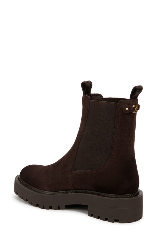 Shop Sam Edelman Laguna Platform Chelsea Boot In Chocolate Brown