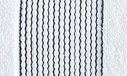 Brooks Brothers 2-piece Robe Stripe Towel Set In Anthracite