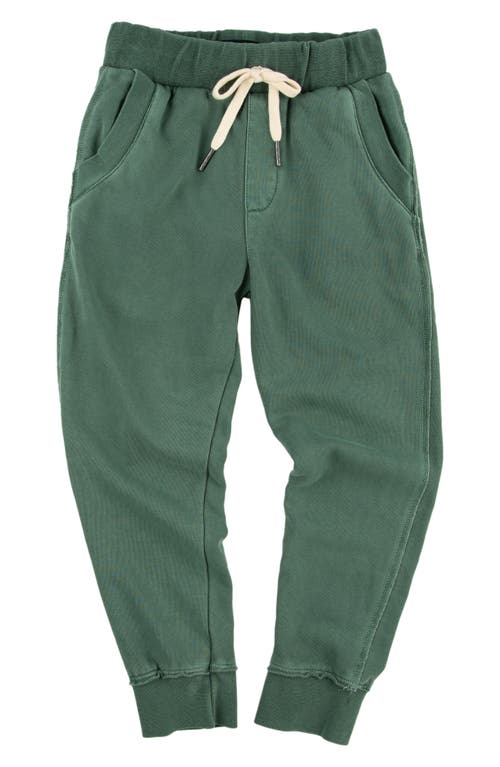 Miki Miette Kids' Ziggy Cotton Blend Joggers in Heritage Green at Nordstrom, Size 7