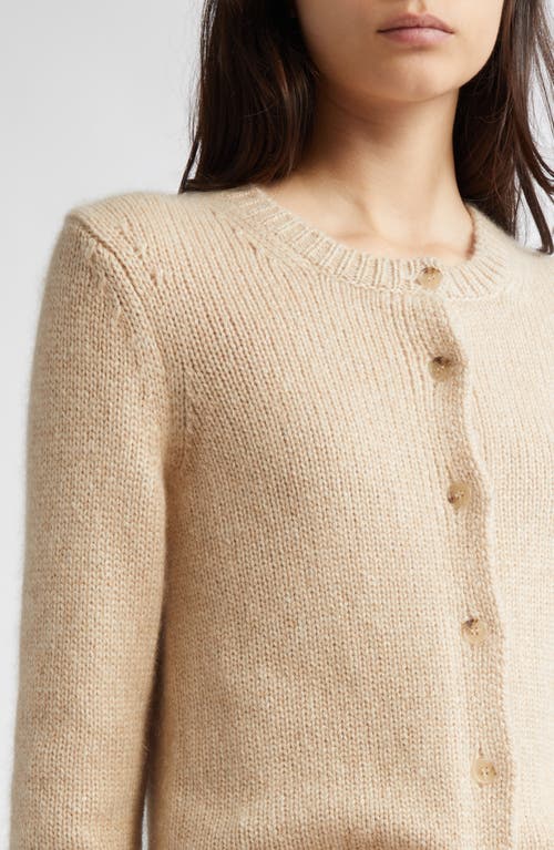 Nili Lotan Saskia Cashmere Cardigan In Parchment