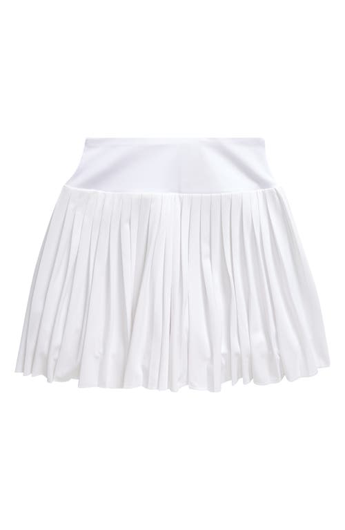 Shop Zella Girl Kids' Baseline High Waist Pleated Skort In White- White