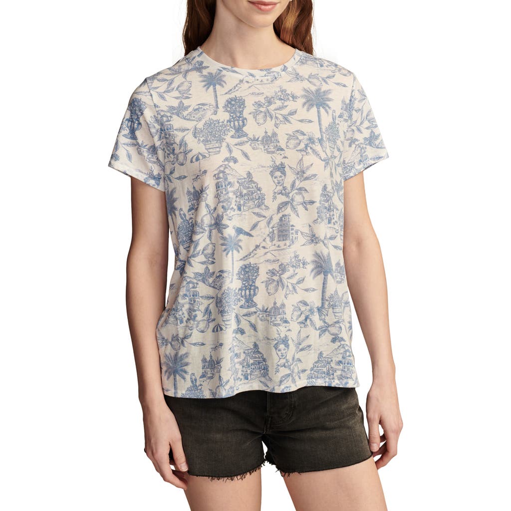 LUCKY BRAND LUCKY BRAND PRINT T-SHIRT