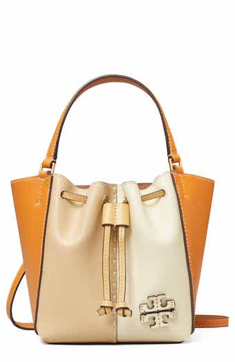 Tory Burch McGraw Small Drawstring Leather Satchel | Nordstrom