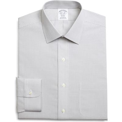 Brooks Brothers Regent Regular Fit Non-Iron Check Dress Shirt