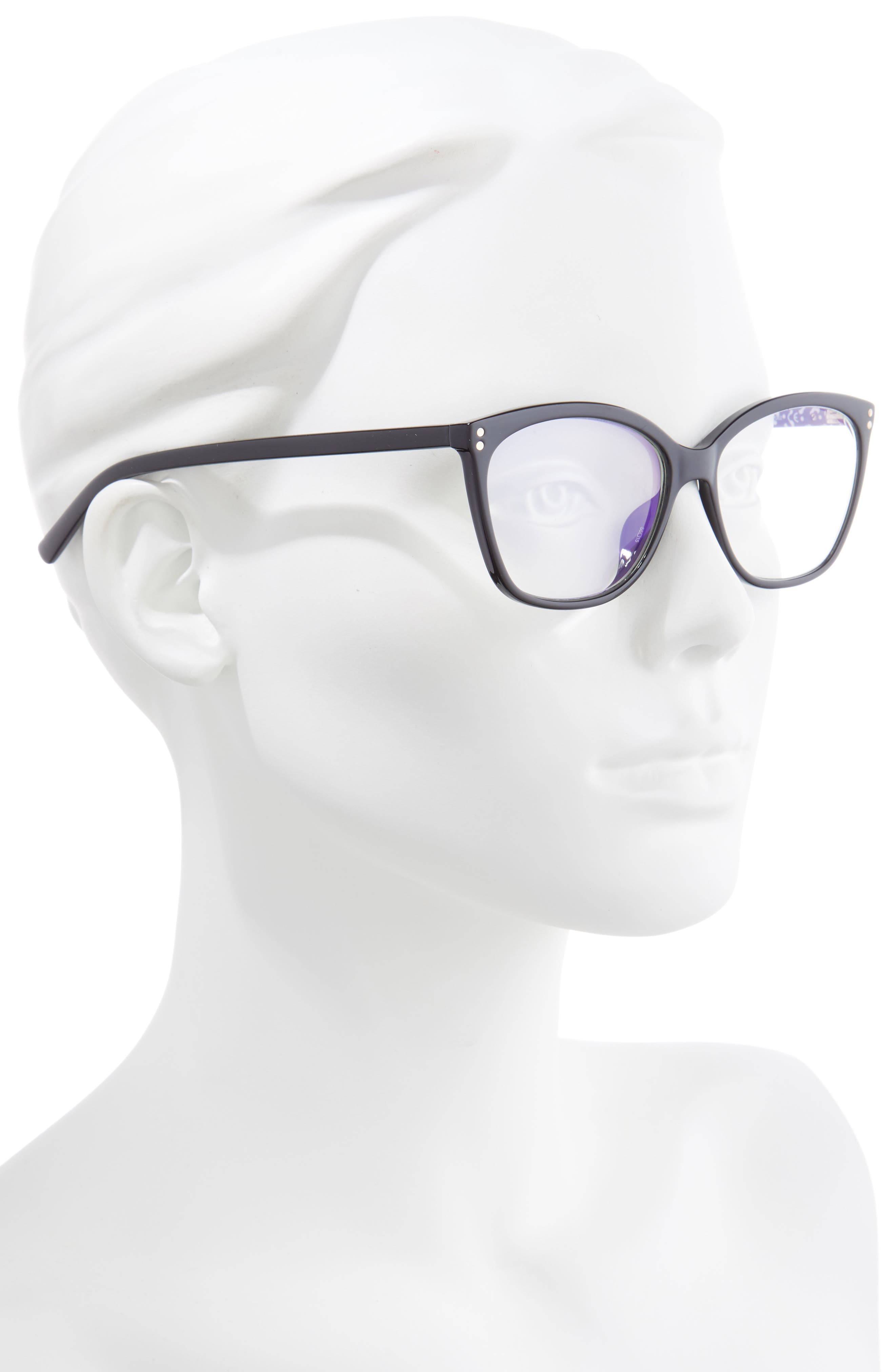 kate spade new york milena 55mm blue light blocking reading glasses