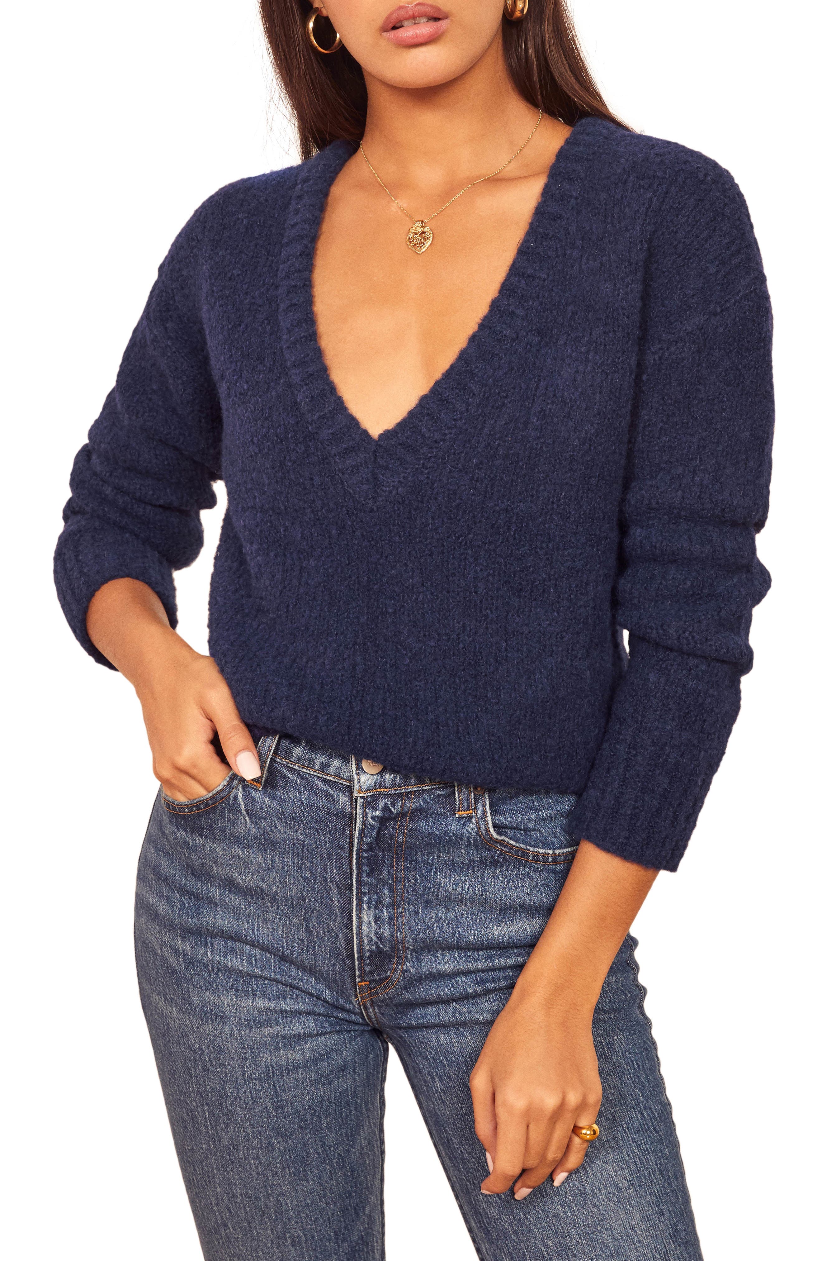 reformation alpaca sweater