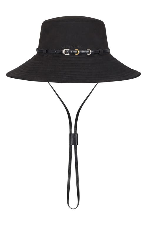 Shop Givenchy Voyou Bucket Hat In Black