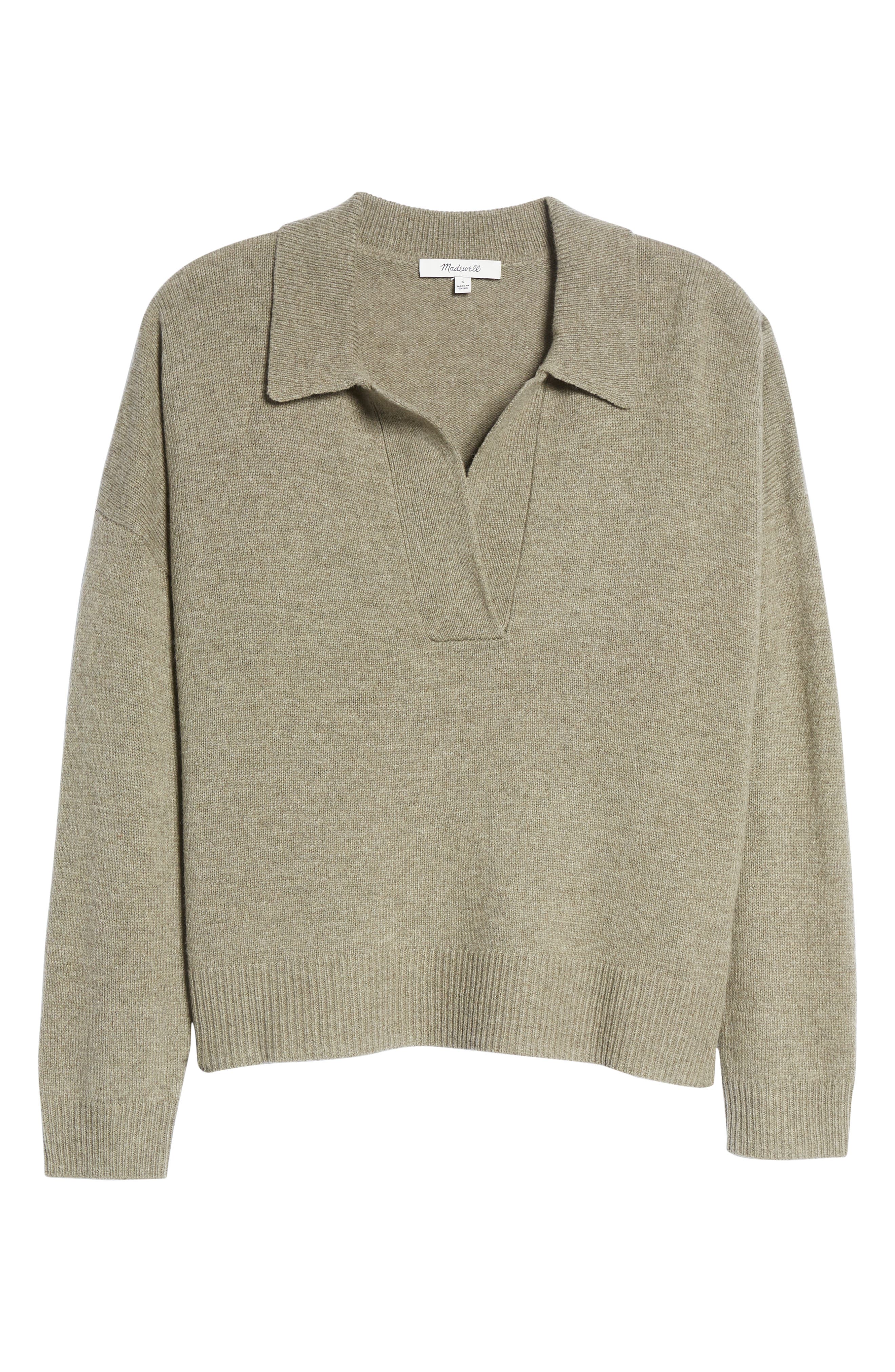 madewell davie polo sweater