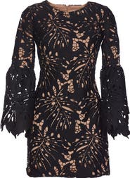 Dress the Population Dylan Crochet Shift Dress