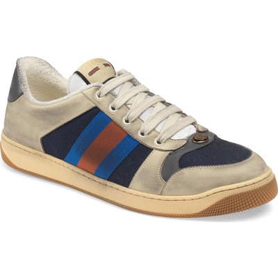 Gucci Screener Low Top Sneaker, Blue