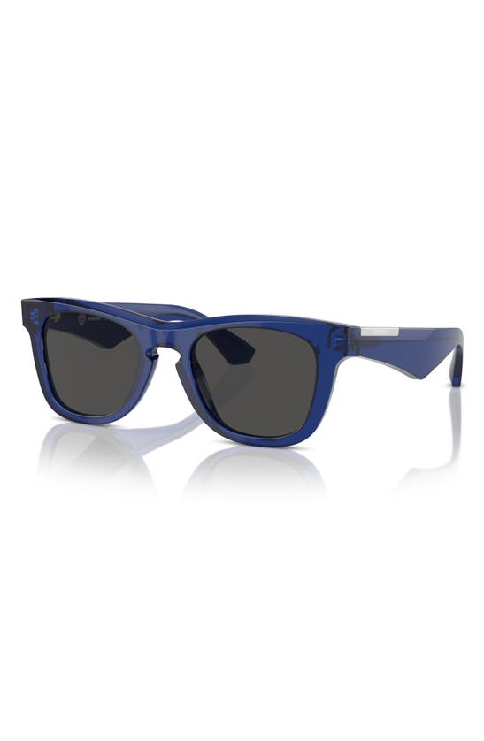 Shop Burberry 50mm Square Sunglasses In Blue