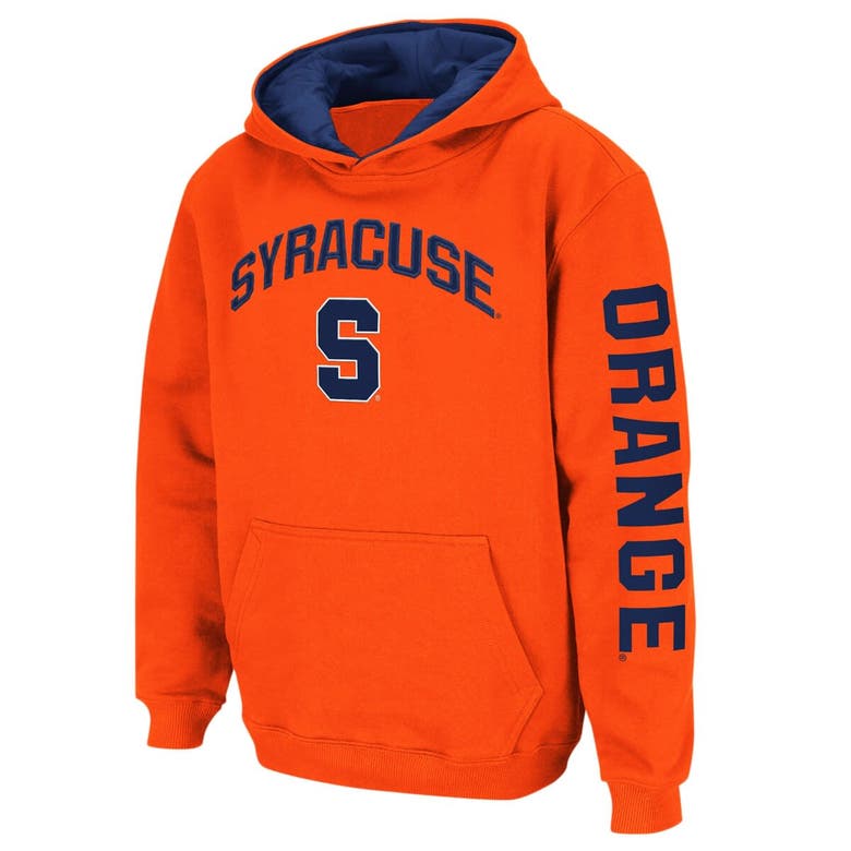 COLOSSEUM YOUTH COLOSSEUM ORANGE SYRACUSE ORANGE 2-HIT TEAM PULLOVER HOODIE
