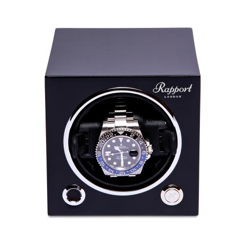 Rapport London Evolution Single Watch Winder In Black