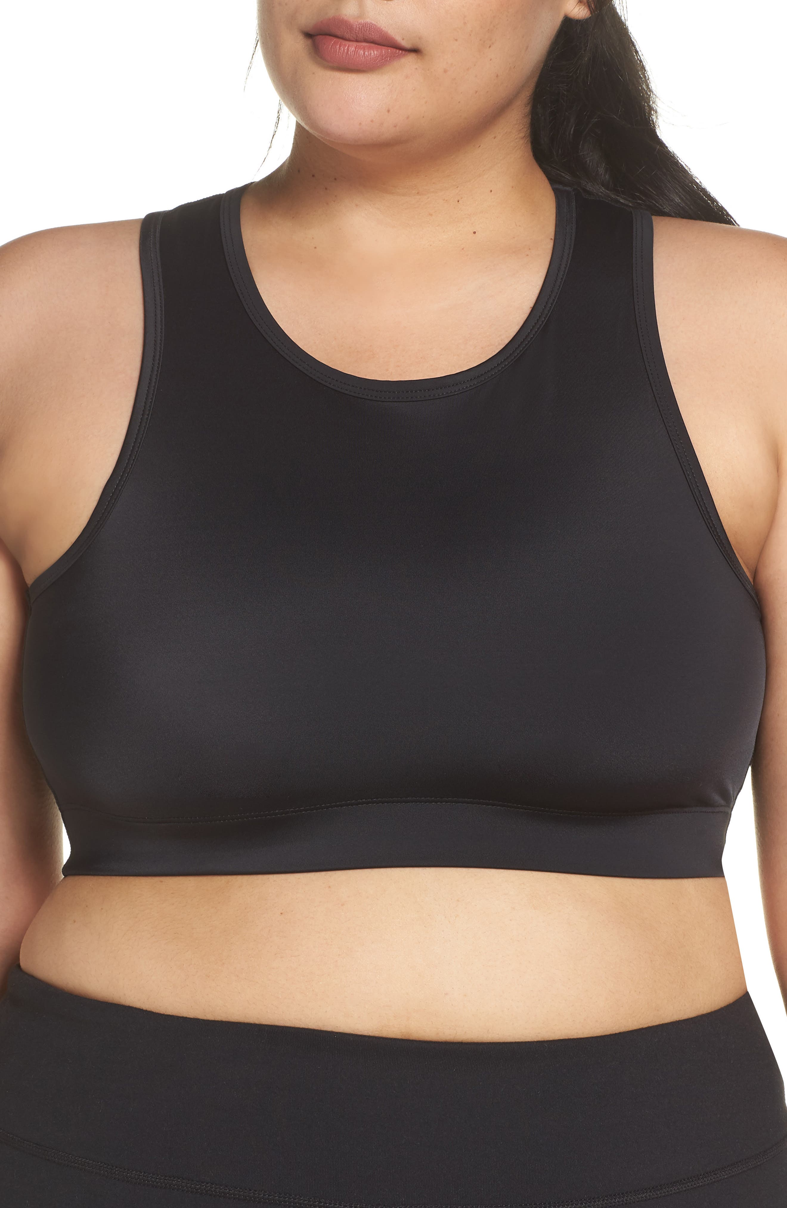 plus size compression sports bra