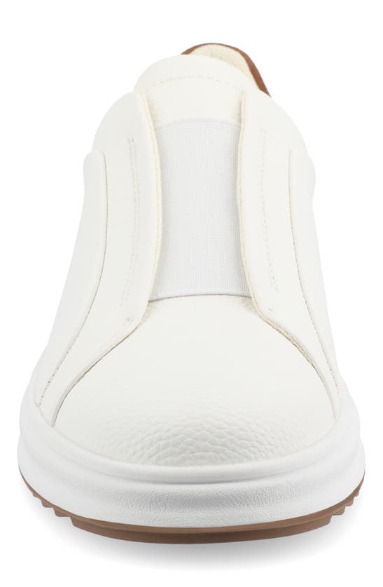 Vance Co. Matteo Tru Comfort Low Top Sneaker In White