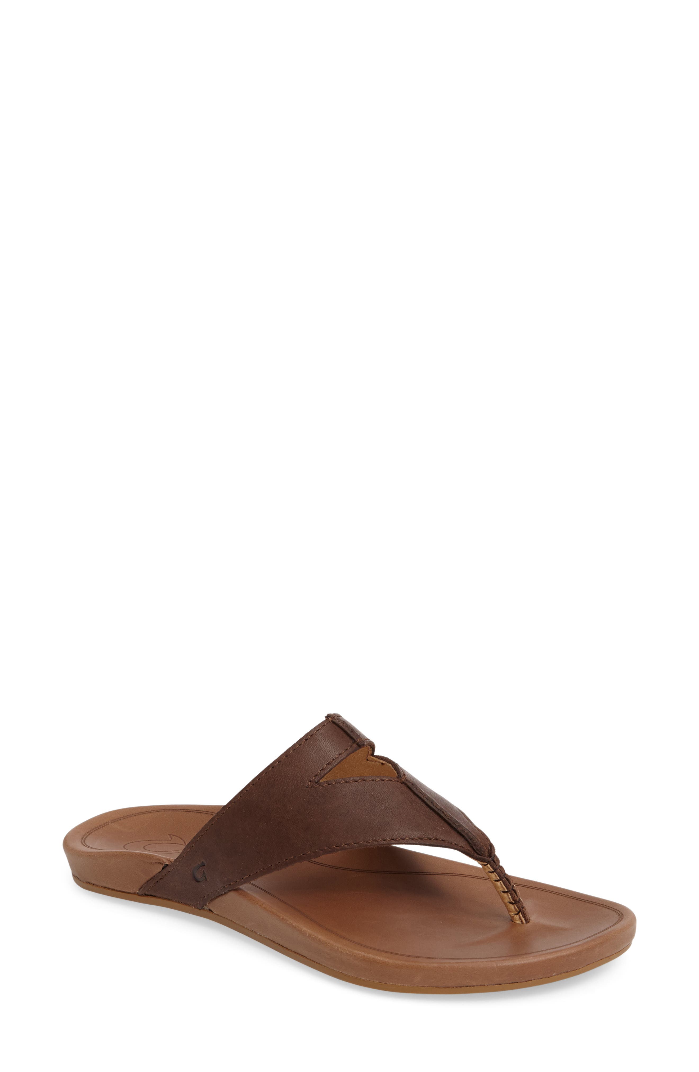 Olukai Lala Flip Flop, Brown