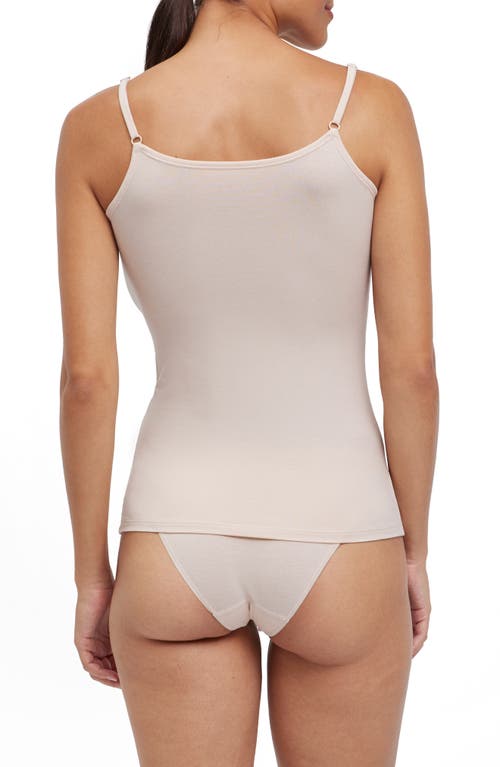 Falke Daily Climate Cotton Blend Camisole In Oatmeal