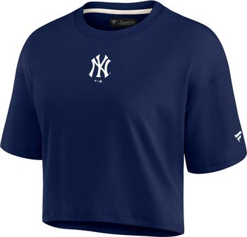 Unisex Fanatics Signature Navy New York Yankees Super Soft Long Sleeve T-Shirt Size: Medium
