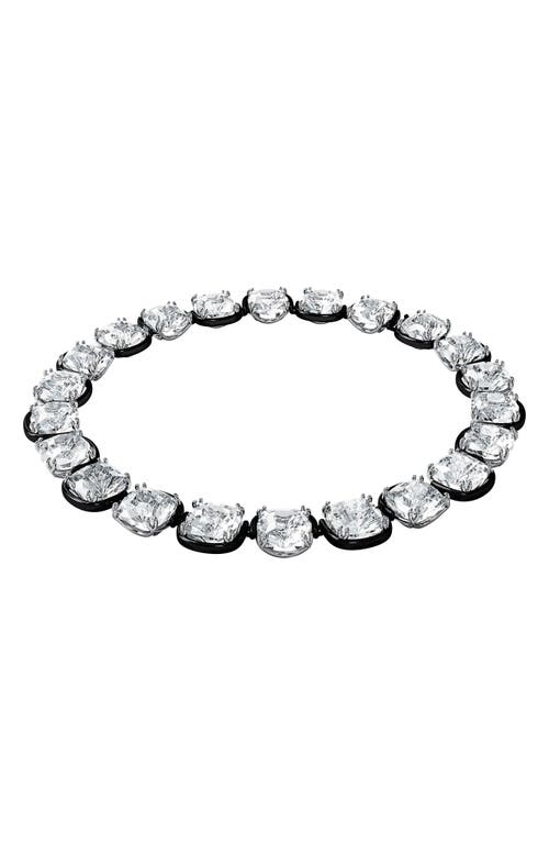 SWAROVSKI Harmonia Crystal Collar Necklace in Black /Clear Crystal