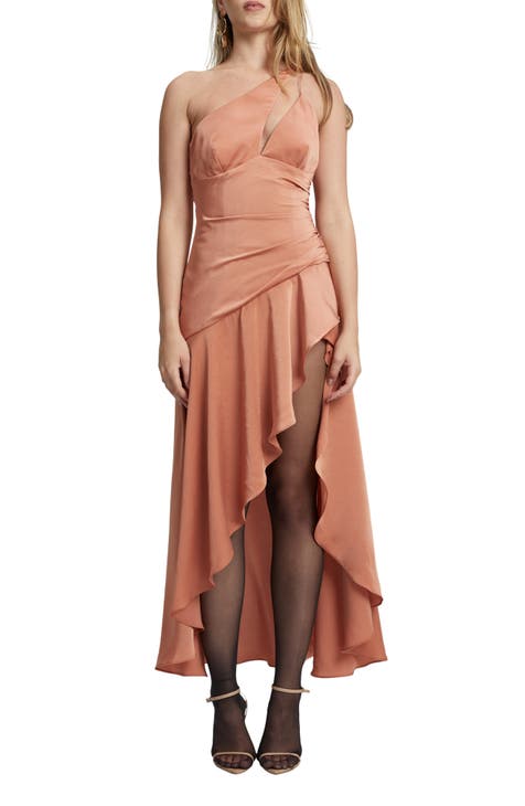 Faye One-Shoulder Cutout Cocktail Dress
