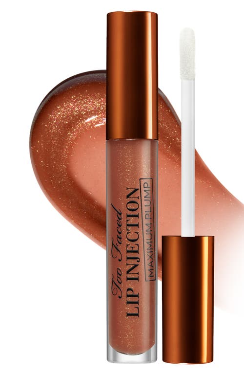 Shop Too Faced Lip Injection Maximum Plump Extra Strength Hydrating Lip Plumper In Caramel Apple