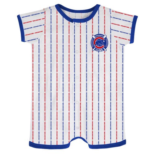Outerstuff Newborn & Infant White Chicago Cubs Ball Hitter Coverall